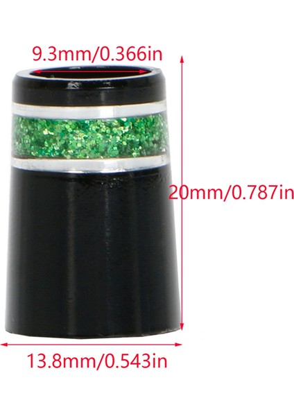 10 Adet Golf Kolu Golf Ütüler Için Ipucu Boyutu 0.370 Plastik Golf Ferrules Kulüp Şaftları Aksesuarlar, Yeşil (Yurt Dışından) indirimleri