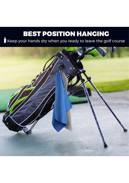 15.7X23.6INCH Golf Havlu, 5 Paket Yumuşak Fiber Güçlü Su Emme Havluları Golf Severler Için D Klipli Golf Aksesuarları (Yurt Dışından) fiyatları