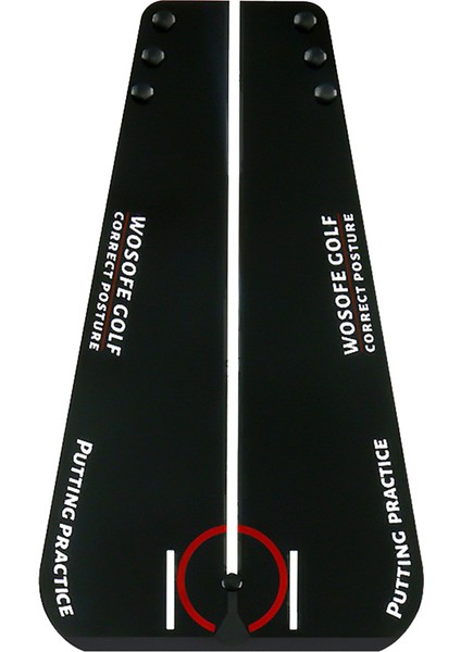 Wosofe Taşınabilir Golf Koymak Ayna Eğitim Araçları Golf Koymak Hizalama Salıncak Eğitmeni Düz Uygulama Golf Eğitim Yardımcıları (Yurt Dışından)