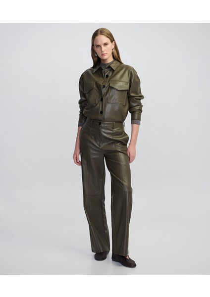 Deri Görünümlü Pantolon IW6250003049022