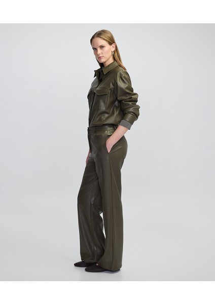 Deri Görünümlü Pantolon IW6250003049022 fiyatları