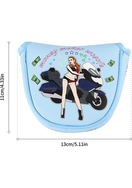 Magneticgolf Putter Mallet Club Protector Pu Mallet Putter Headcover Taşınabilir Golf Putter Kapak Golf Accessoriesb (Yurt Dışından) modelleri