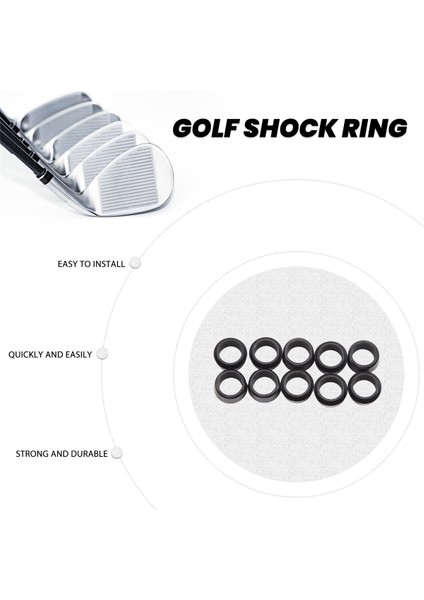 10PCS Golf Irons Ferrules .335 Taylormade Rbz2 Adaptör Kılıf Ipucu (Yurt Dışından) fırsatları