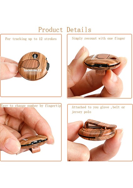 Profesyonel Golf Inme Sayacı Golcüsü Doğru Golf Skoru Golfçü Hediyesi Için Cihaz Tutma (Yurt Dışından) fırsatları