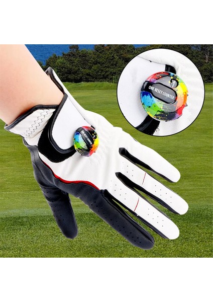 Golf Puanı Sayaç Renkli Golf Inme Skoru Tek Touch Sıfırla Klip Golf Aksesuar Malzemeleri Gökkuşağı Renkleri (Yurt Dışından) indirimleri