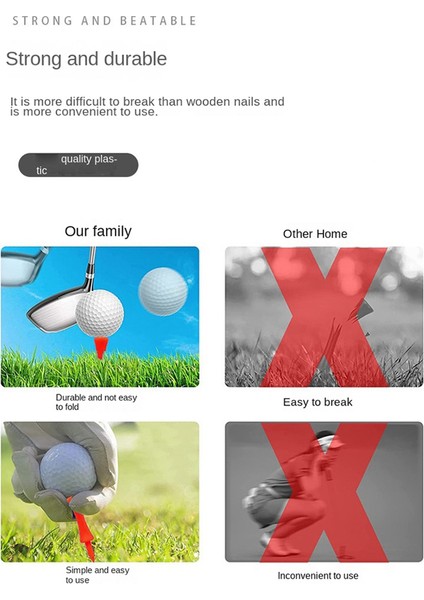 Golf Aksesuarları Fincan Tee Golf Tee Golf Limit Pimi Plastik Top Tutucu 43MM Sarı (Yurt Dışından) fiyatları