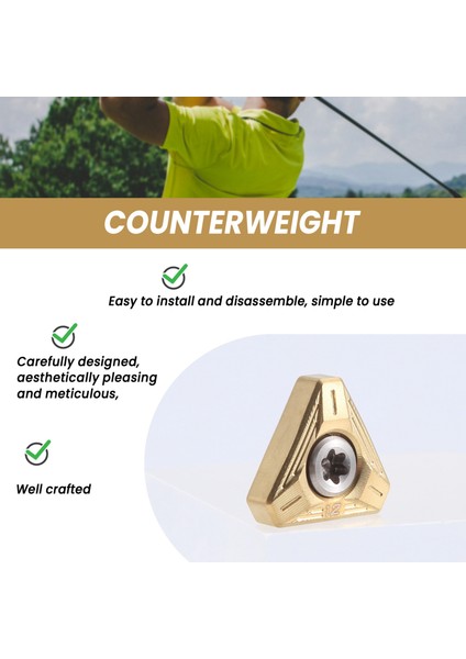 1pcs Golf Kulübü Kafa Ağırlıkları Ltdx Ltdx Max Sürücü Fairway Wood 12G (Yurt Dışından) fırsatları