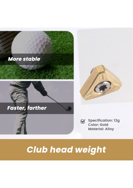 1pcs Golf Kulübü Kafa Ağırlıkları Ltdx Ltdx Max Sürücü Fairway Wood 12G (Yurt Dışından) indirimleri