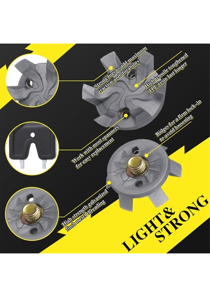 Golf Sivri Seti 30 Adet Içerir Golf Kelepçeleri Yedek Golf Kelepçeleri Salınık Metal Iplik Vidası 6 mm Dia Golf Spike (Yurt Dışından) modelleri