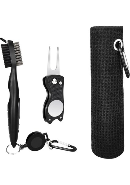 Golf Kulübü Temizleyici Kiti, 3 Golf Havlusu, Golf Kulübü Temizleme Fırçası, Golf Divot Onarım Aracı, Golf Kulübü Temizleme Kiti (Yurt Dışından) indirimleri