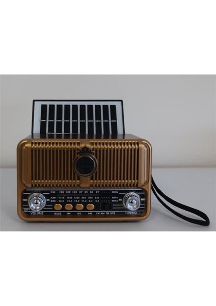 Everton Rt-660 Bluetooth Fm-Usb-Tf-Aux Şarjlı Nostaljik Radyo Solar (Güneş Panelli) fiyatları