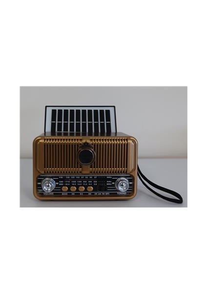 Everton Rt-660 Bluetooth Fm-Usb-Tf-Aux Şarjlı Nostaljik Radyo Solar (Güneş Panelli) fırsatları