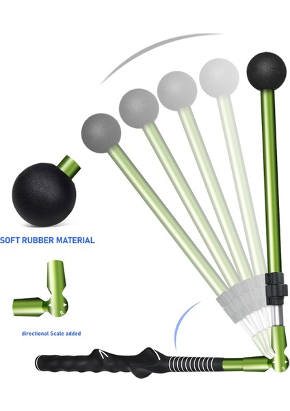 Golf Swing Trainer Egzersiz Yardımı Ayarlanabilir Golf Eğitim Yardımı Menteşe Önkol Döndürme Omuzunu Geliştirmek Için Siyah Tur (Yurt Dışından) modelleri