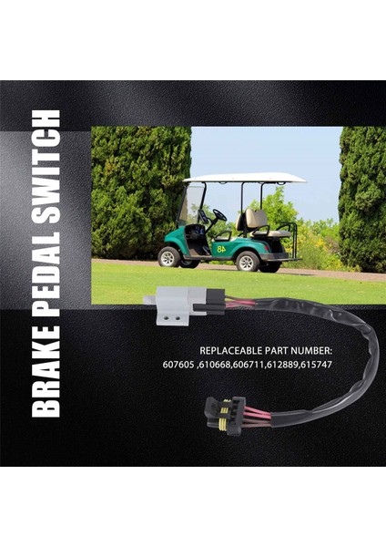 Hızlandırıcı ve Fren Pedalı Anahtarı Ezgo Rxv Golf Sepeti Için Elektrik 607605 61068 606711 612889 615747 (Yurt Dışından) fırsatları