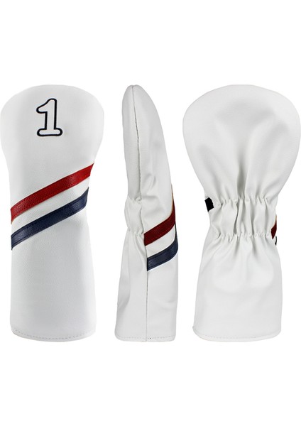 4pcs Golf Kulübü Kapağı, Numara Baskı Golf Kulübü Kapağı, Pu Su Geçirmez Kulüp Koruyucu Kapak 1+3+5+U Numarası (Yurt Dışından) indirimleri