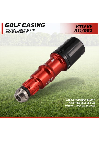 335 1.5 Tayrormade R11S R9/R11/RBZ Sürücüsü Için Kırmızı Golf Şaft Adaptör Kılıfı (Yurt Dışından) fırsatları