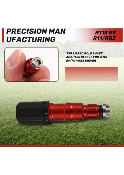 335 1.5 Tayrormade R11S R9/R11/RBZ Sürücüsü Için Kırmızı Golf Şaft Adaptör Kılıfı (Yurt Dışından) indirimleri