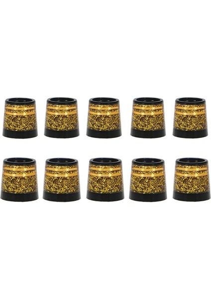 10PCS Golf Ferrules Ipucu Boyutu 0.370 Golf Kolu Golf Ütüler Için Yüksek Kaliteli Kulüp Şaftları Aksesuarlar Altın (Yurt Dışından)