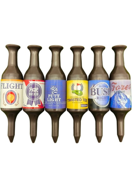 6pcs Golf Tees Bira Şişesi Golf Tees Için Golfçüler (Yurt Dışından)