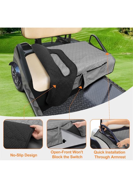 Golf Sepeti Koltuğu Ezgo, Yamaha, Club Car &amp; More 2 Persongolf Arabası Için Universal Golf Sepet Havlu Battaniyesi (Yurt Dışından) fırsatları