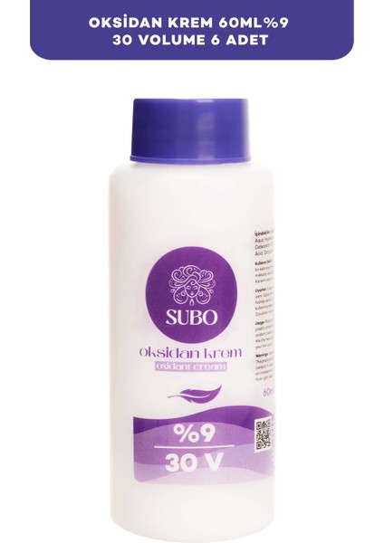 OKSİDAN KREM %9 30 VOLUME 6X60 ml