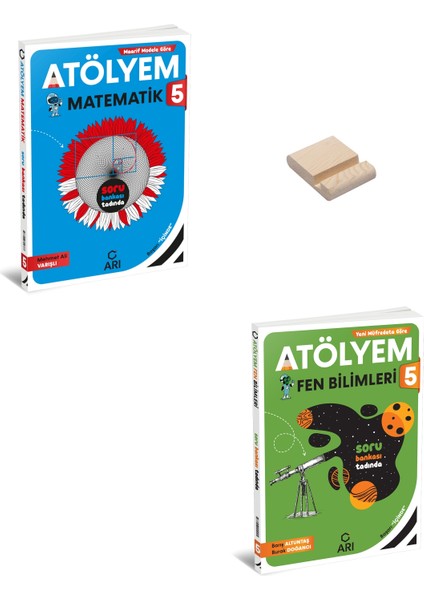 5. Sınıf Matematik ve Fen Bilimleri Atölyem + Telefon Standı