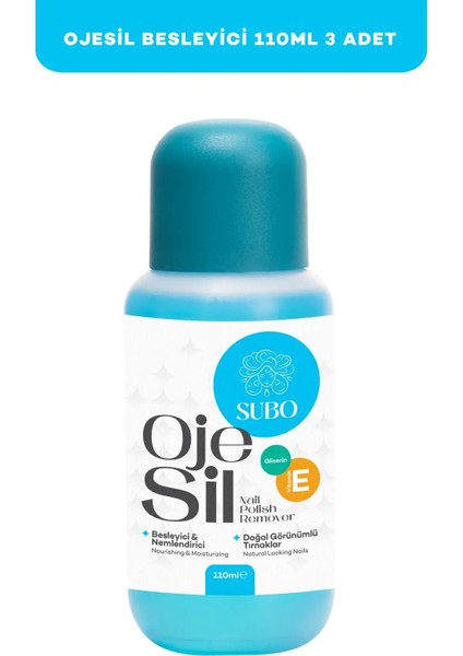 ASETON BESLEYİCİ & NEMLENDİRİCİ 3 X 110 ml