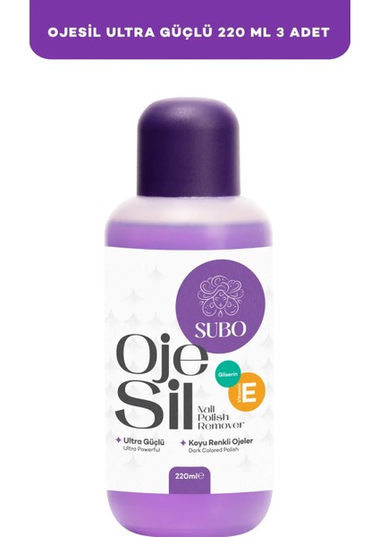 ASETON ULTRA GÜÇLÜ 3X220 ml