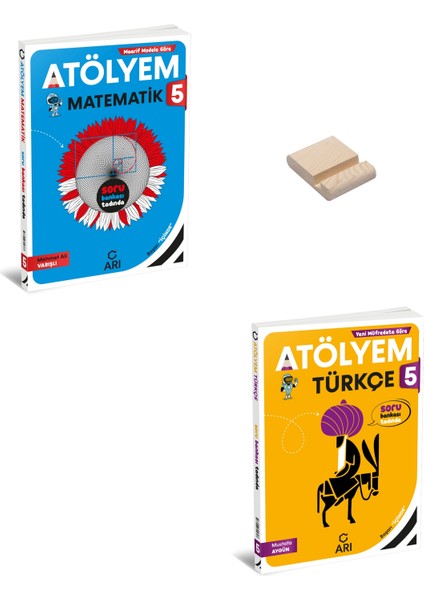 5. Sınıf Matematik ve Türkçe Atölyem + Telefon Standı