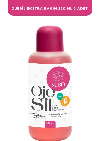 ASETON EXTRA YOĞUN BAKIM 3X220 ml