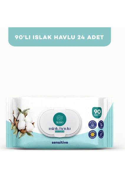 ISLAK HAVLU 90 'LI SENSİTİVE 24X90