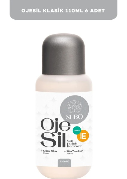 ASETON KLASİK ETKİN 6 X110 ml