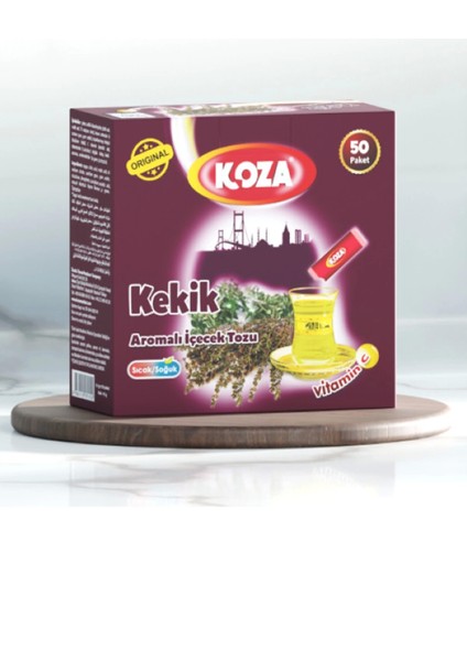Koza Tek Içimlik Kekik Aromalı Toz Içecek 50'li