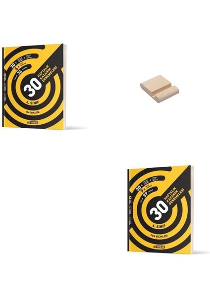 6. Sınıf Matematik ve Fen Bilimleri Haftalık Kazanım Denemeleri + Telefon Standı