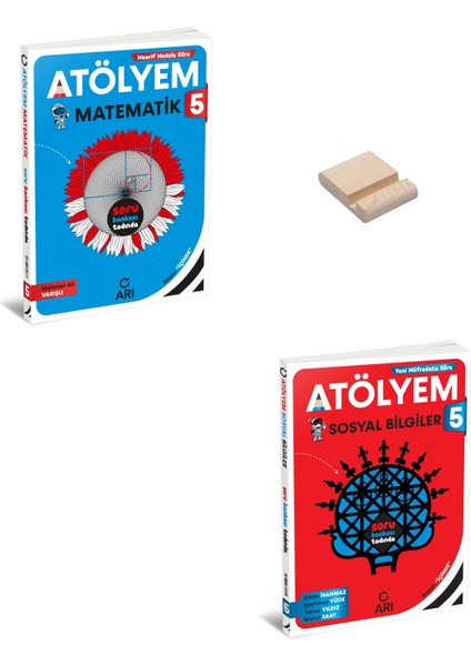 5. Sınıf Matematik ve Sosyal Bilgiler Atölyem + Telefon Standı