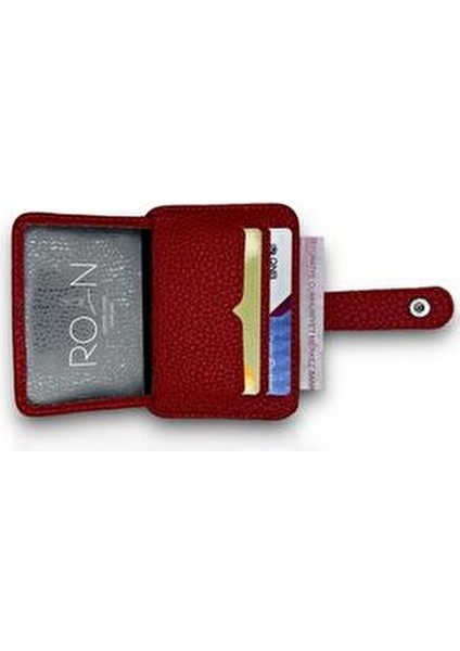 Yerli ve Vegan Deri Erkek Kartlık ve Cüzdan - 6 Kart Cebi, Kimlik Bölümü ve Kâğıt Para Cebi ile fırsatları