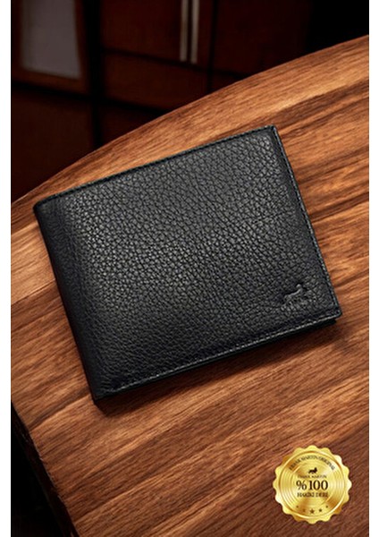 Valencia Orijinal Deri Siyah Cüzdan