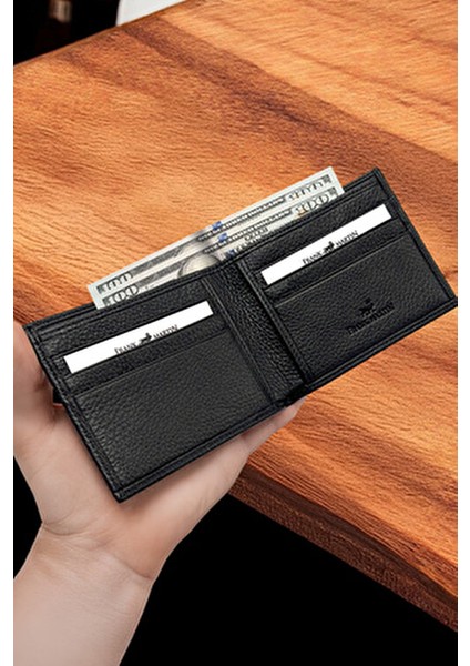 Valencia Orijinal Deri Siyah Cüzdan