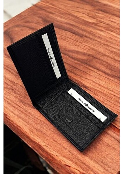 Valencia Orijinal Deri Siyah Cüzdan