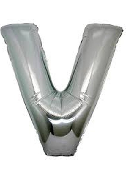 Gümüş Rengi Folyo Balon 1 Metre