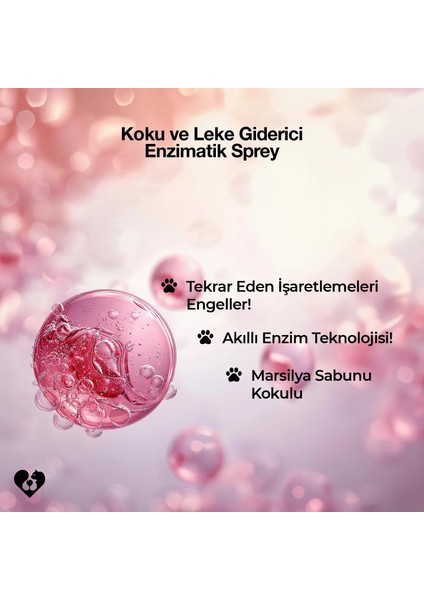 Kedi Kumu Koku Giderici Aktif Karbon 400 gr ve Koku ve Leke Çıkarıcı Enzimatik Sprey 500 ml Seti modelleri