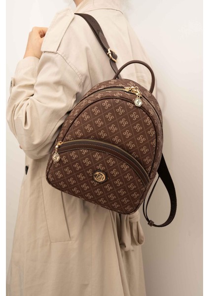 Kahve SP945 Kadın Sırt Çantası