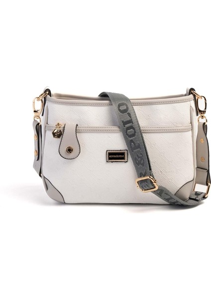 Beyaz - A.gri SP1160 Kadın Çapraz Çanta indirimleri