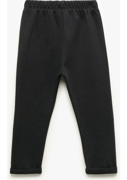 Pamuklu Katlamalı Paça Pike Kumaş Eşofman Altı fiyatları