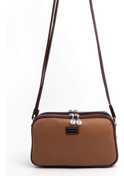 Karamel - Kahve SP899 Kadın Çapraz Çanta