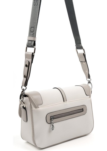 Beyaz - A.gri SP1182 Kadın Çapraz Çanta fırsatları