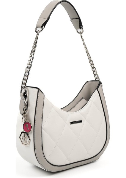 Beyaz - A.gri SP1168 Kadın Omuz Çantası fiyatları