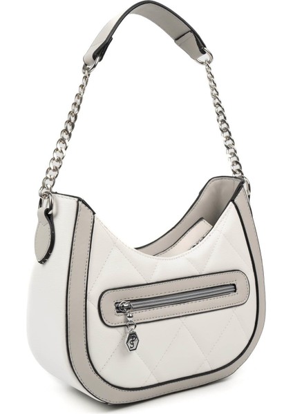 Beyaz - A.gri SP1168 Kadın Omuz Çantası fırsatları