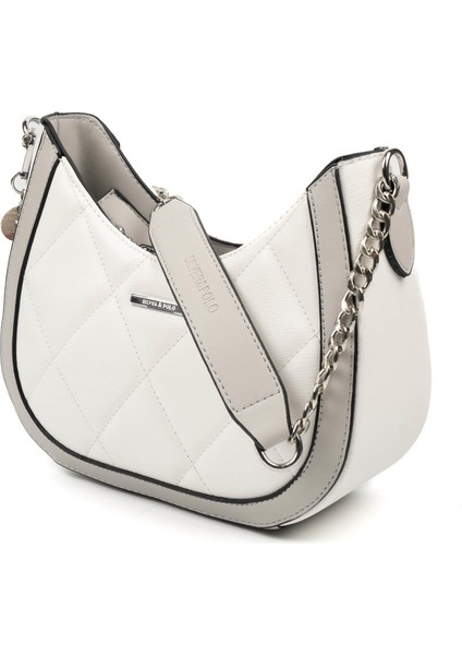 Beyaz - A.gri SP1168 Kadın Omuz Çantası indirimleri