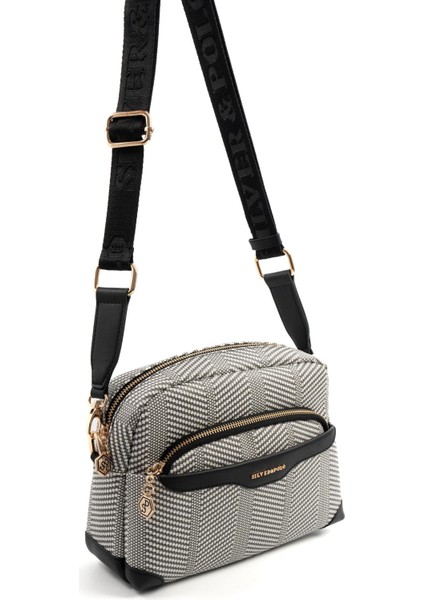 Siyah Beyaz - Siyah SP1201 Kadın Çapraz Çanta fiyatları